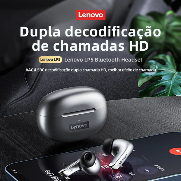 Fone de Ouvido LP5 Bluetooth Sem Fio