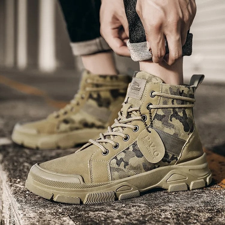 Bota Coturno Camuflada Masculina