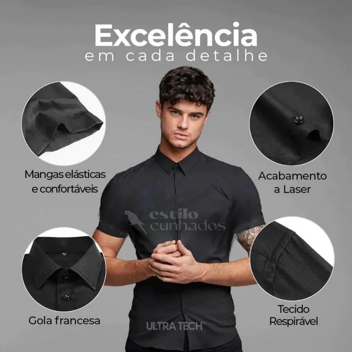 Camisa Manga Curta Tech-DuoSlim