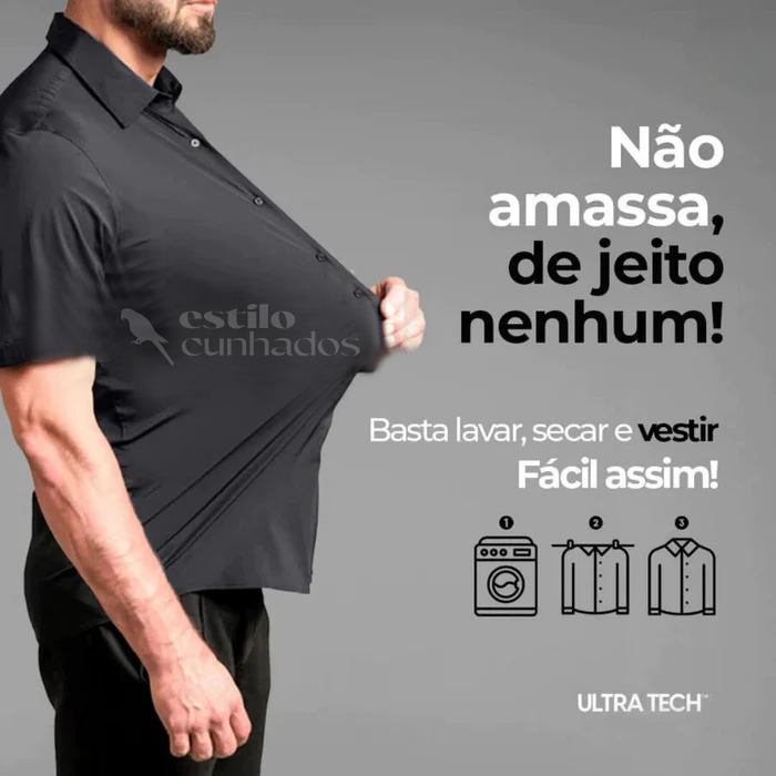 Camisa Manga Curta Tech-DuoSlim