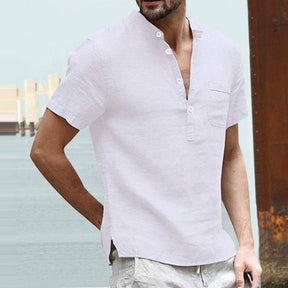 Camisa de Linho Masculino Modelo Triton